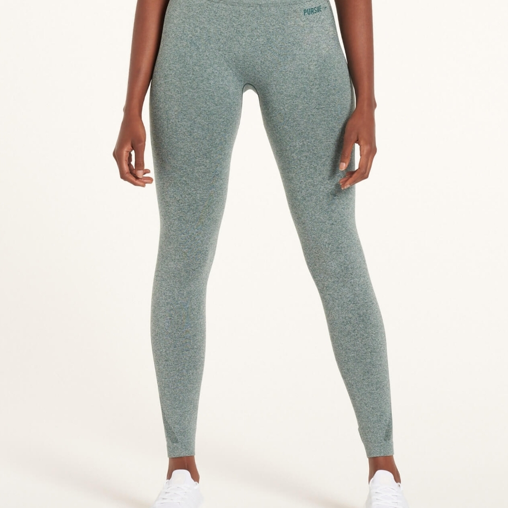 Pursue Fitness Hope Scope Seamless leggings Dark Green Medium